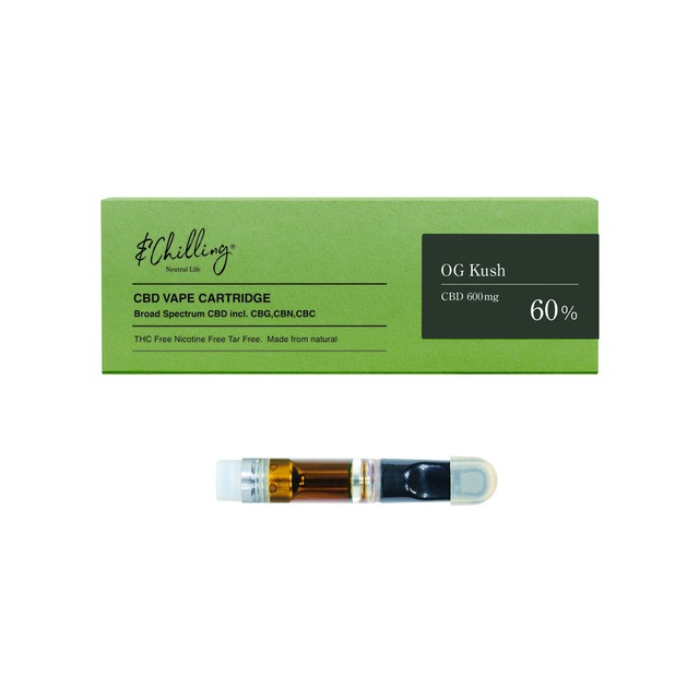 アンドチリング(＆Chilling) CBD ベイプカートリッジ OG Kush 60%