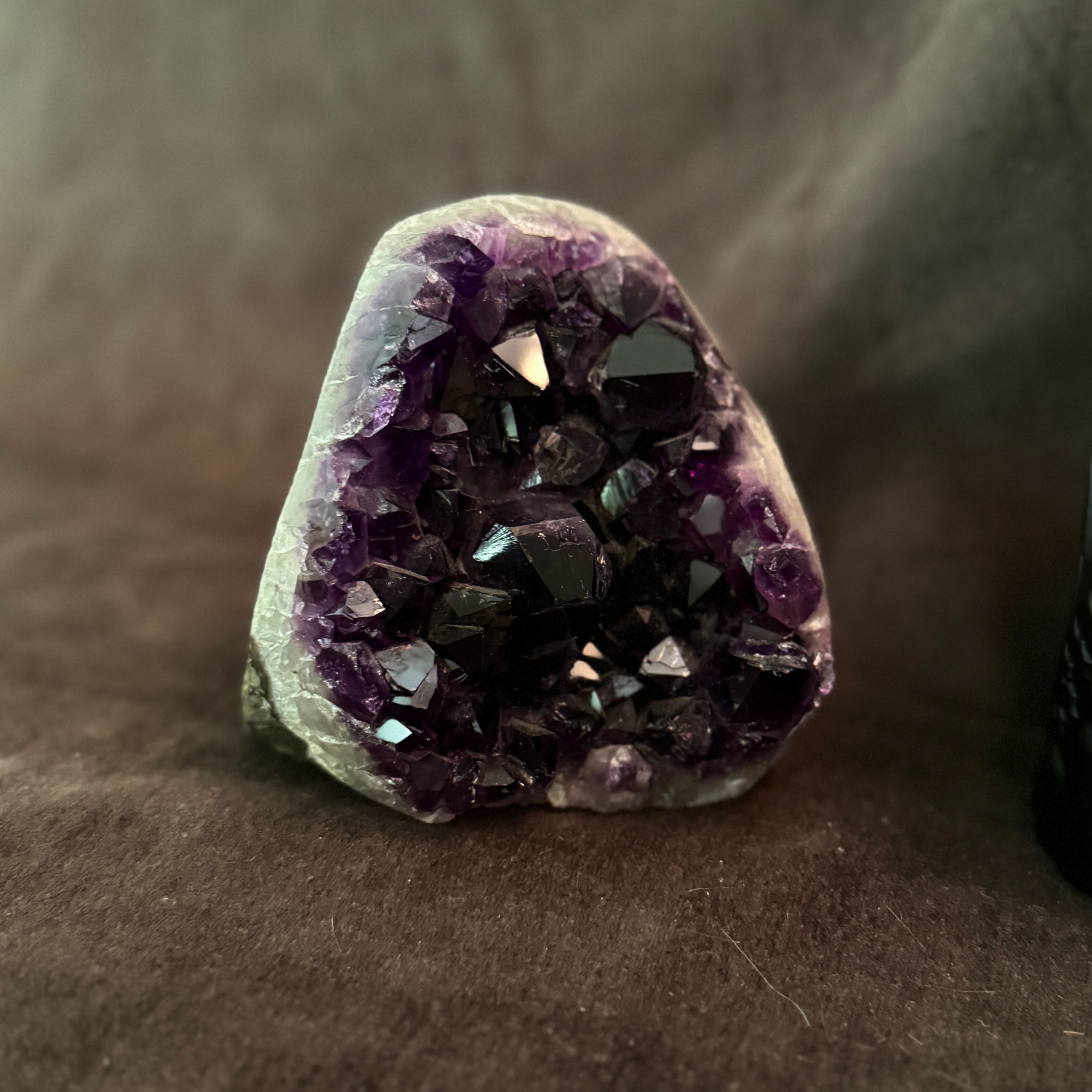 アメジスト】ドゥルージー スタンド クラスター 原石 ウルグアイ産