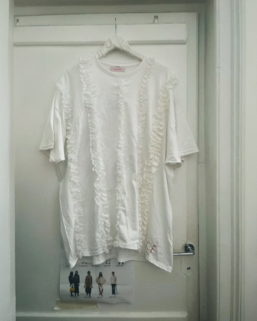 lessico familiare  [STRIPED RUFFLE TEE]