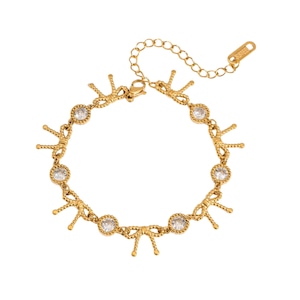 Ribbon Gold Bracelet