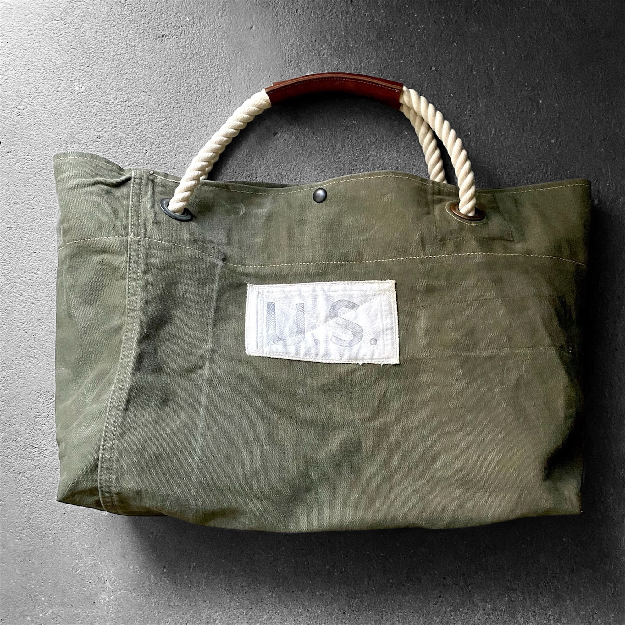 40's U.S.MILITARY vintage tote bag | PPF vintage & remake