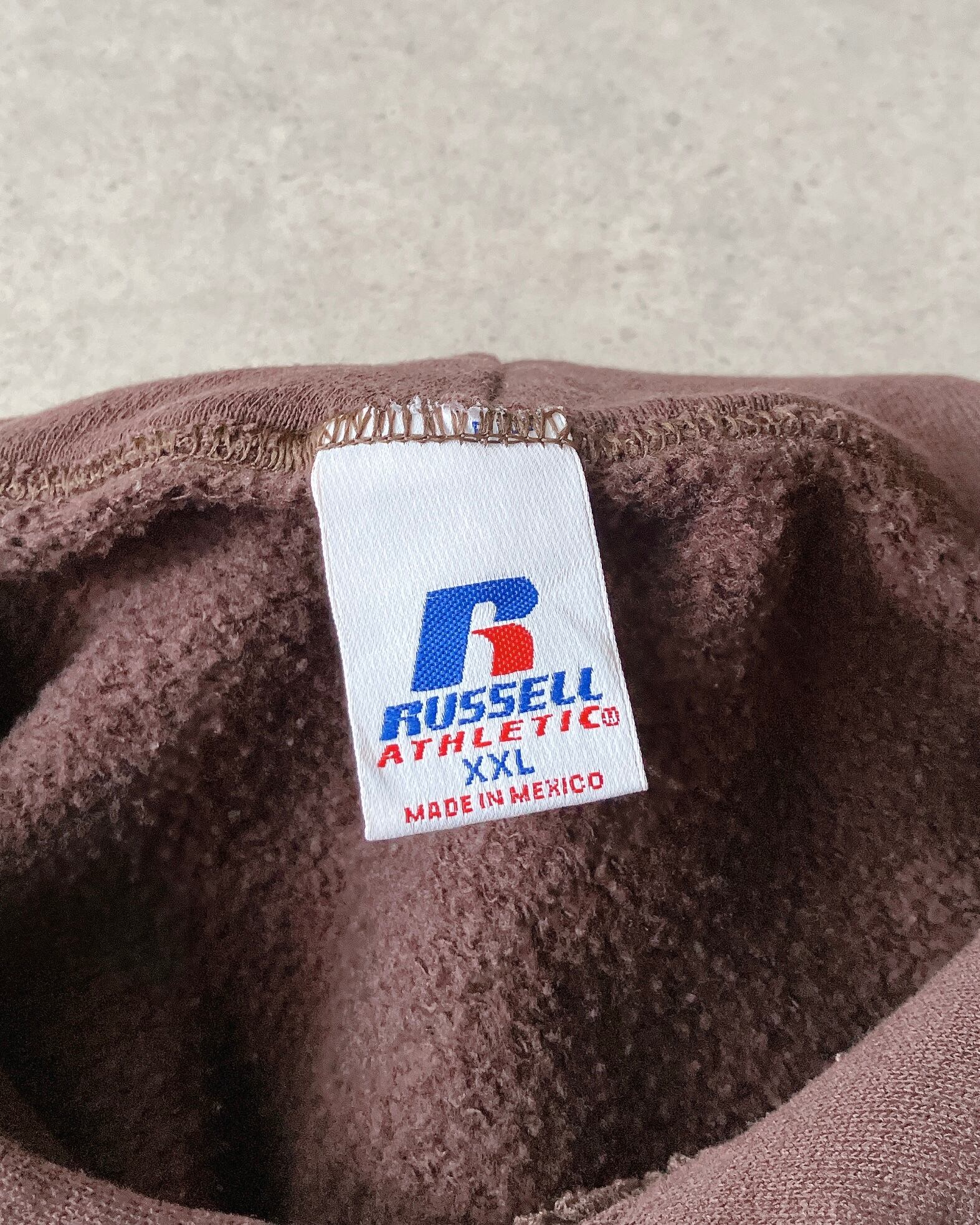 90s~ Russell Athletic North Carolina Hoodie “Brown” / ラッセル