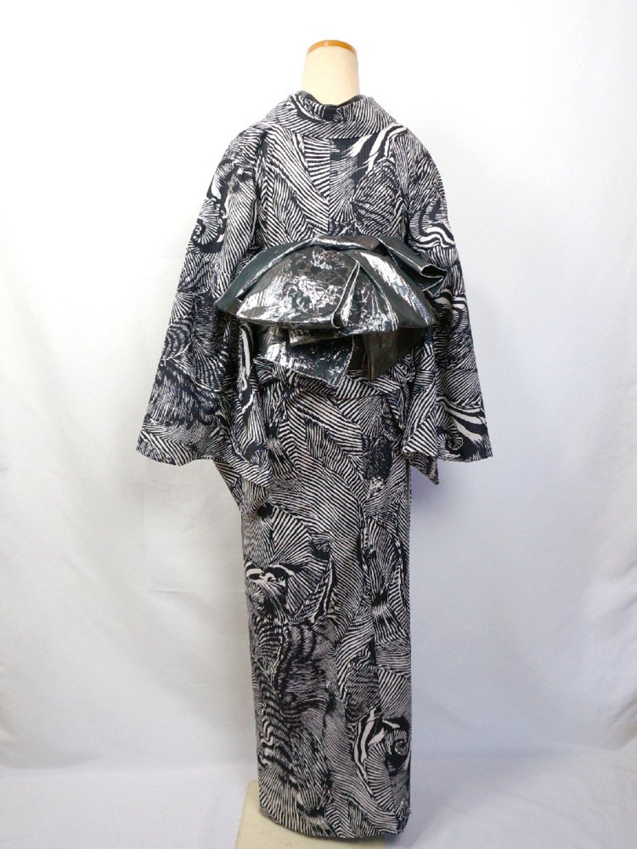 【受注商品】Rumi Rockキモノ「ねじり縞」　[A1575]