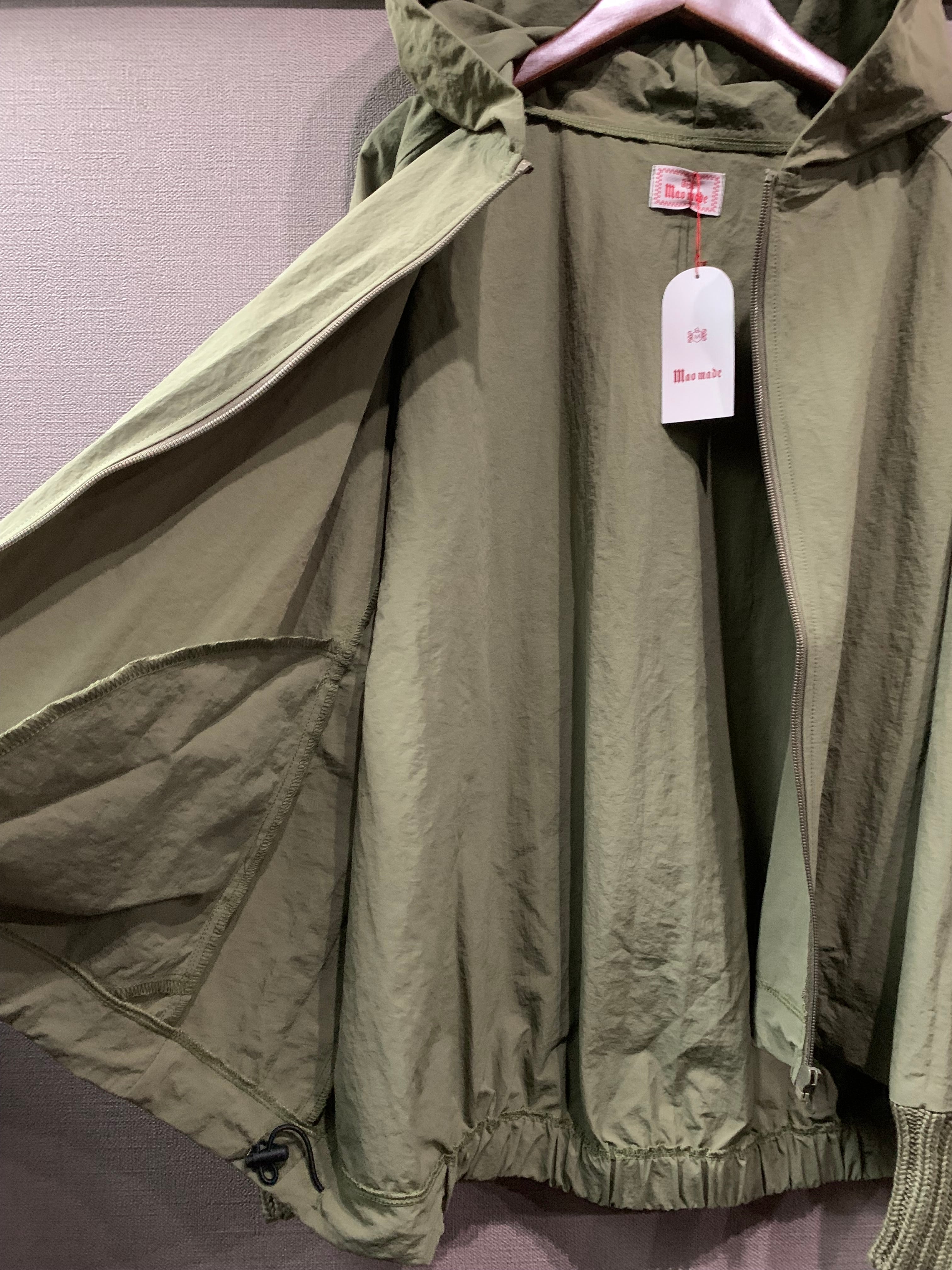 maomade マオメイド ヴィンテージウェザーフード付きジャケット