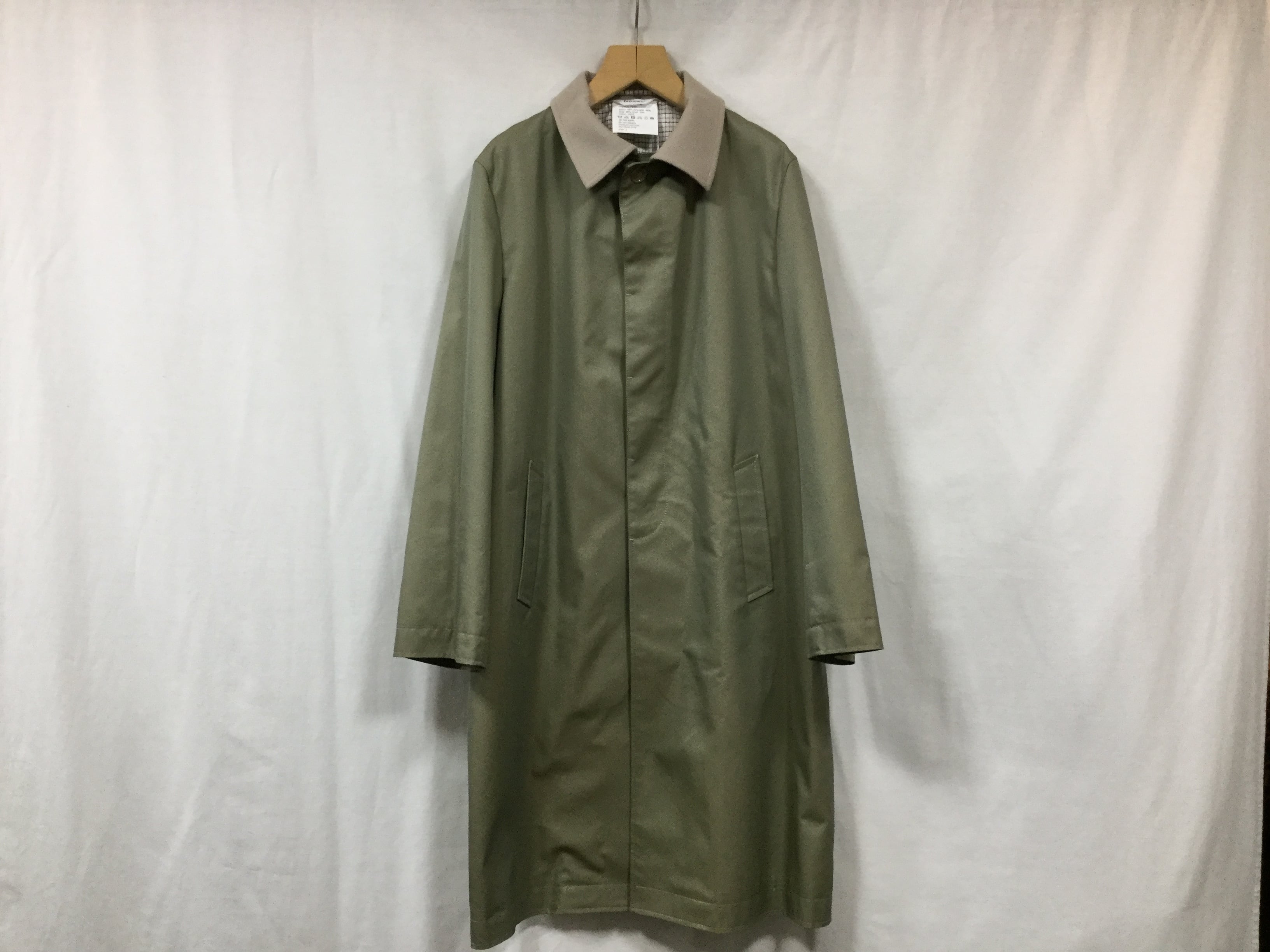 DIGAWEL” BALMACAAN COAT KHAKI” | Lapel online store