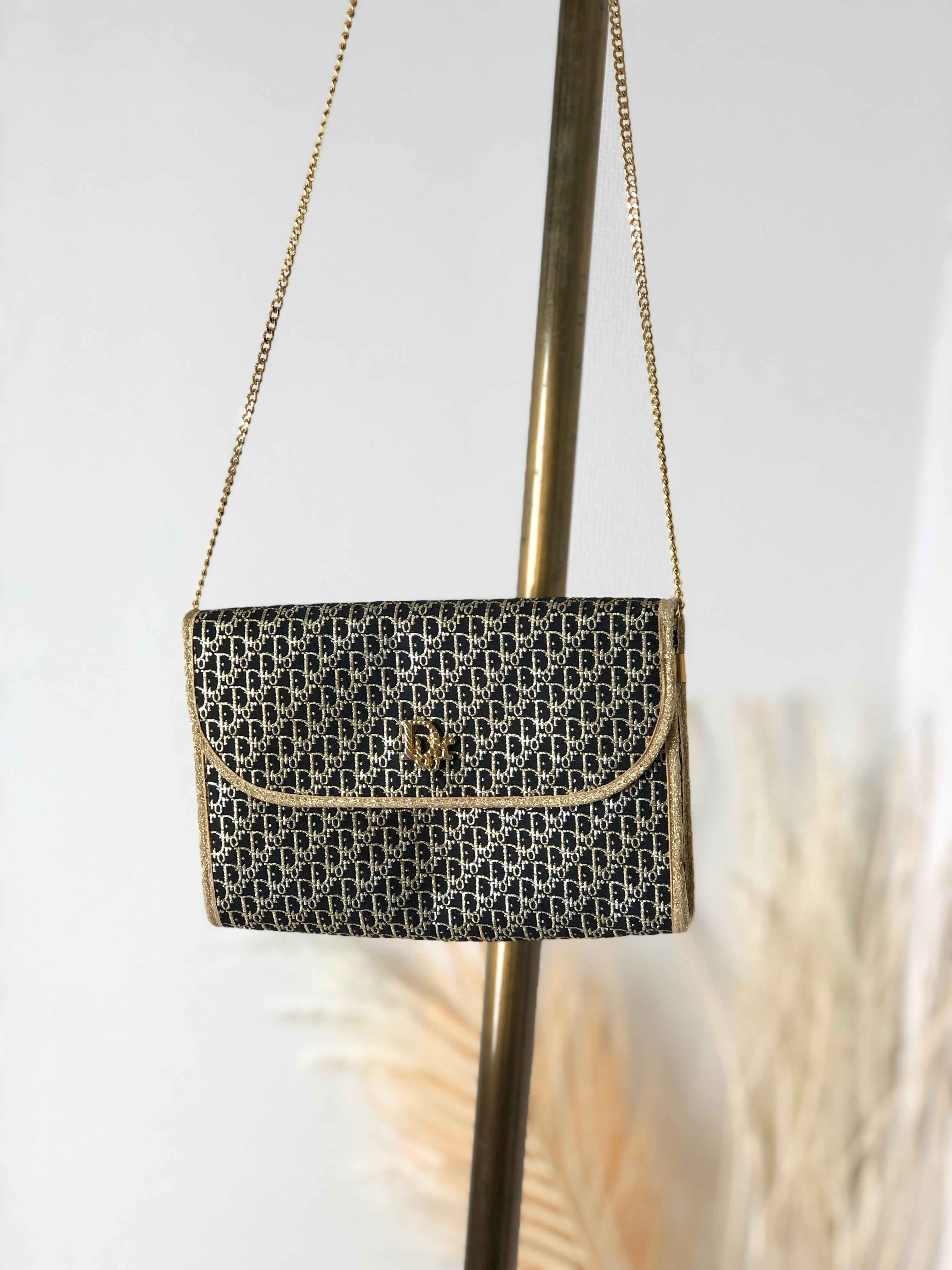 美品　ディオール チェーンショルダーバッグ 3way トロッター 希少 Christian Dior ディオール ショルダーバッグ トロッター