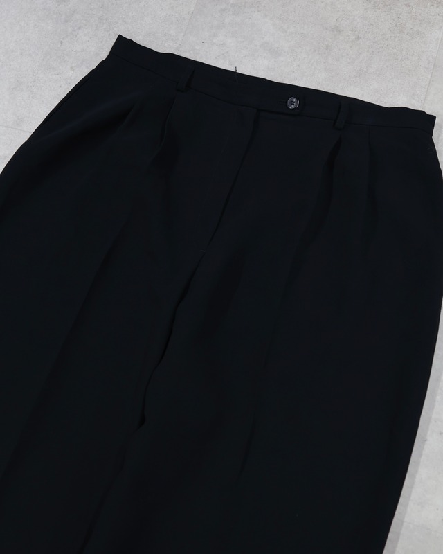 2 tuck wide balloon slacks