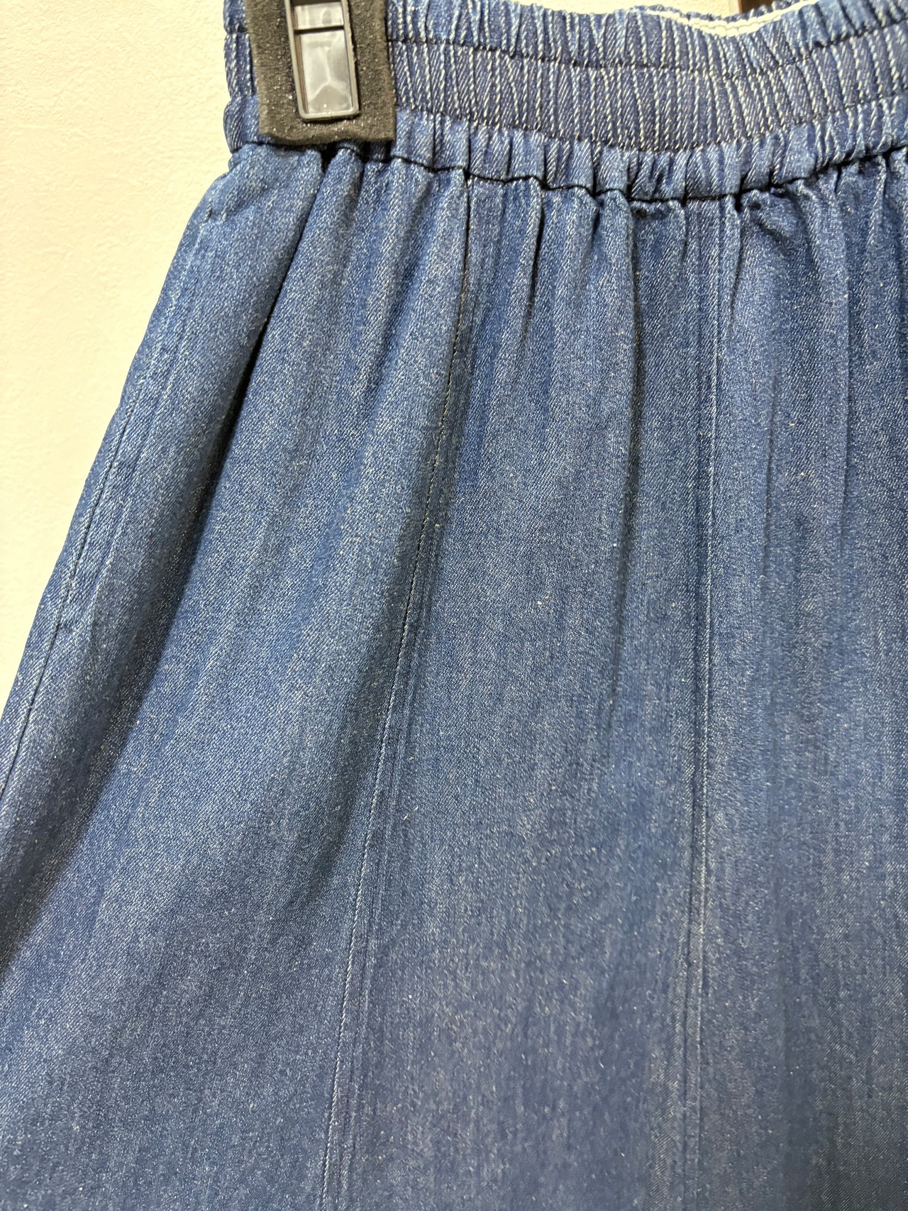 リネンコットン　ロングフレアースカート　552-26526