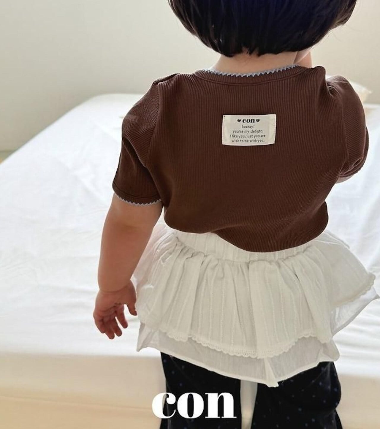 【予約】con. Con layered skirt