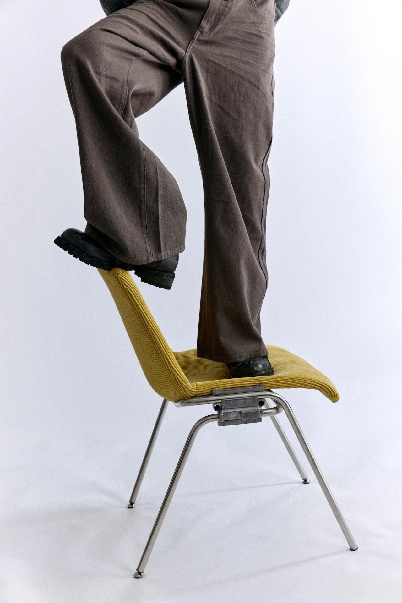 JCAESAR STUDIO Distressed Leather Engineer Boots