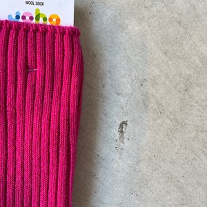 joha/wool ribsocks 【65307/pink】