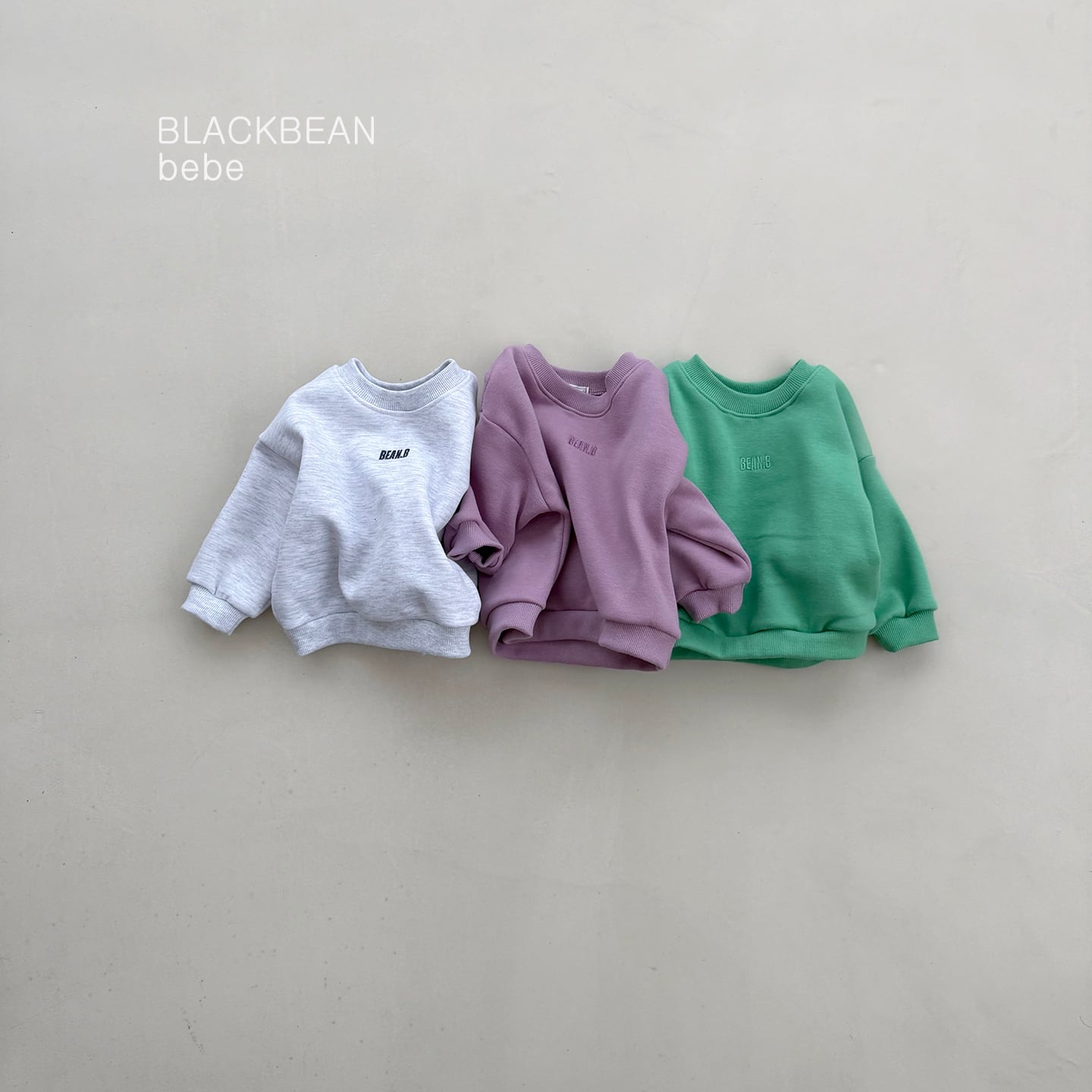 bebe peanut sweatshirt【blackbean】※11月下旬〜12月上旬発送予定