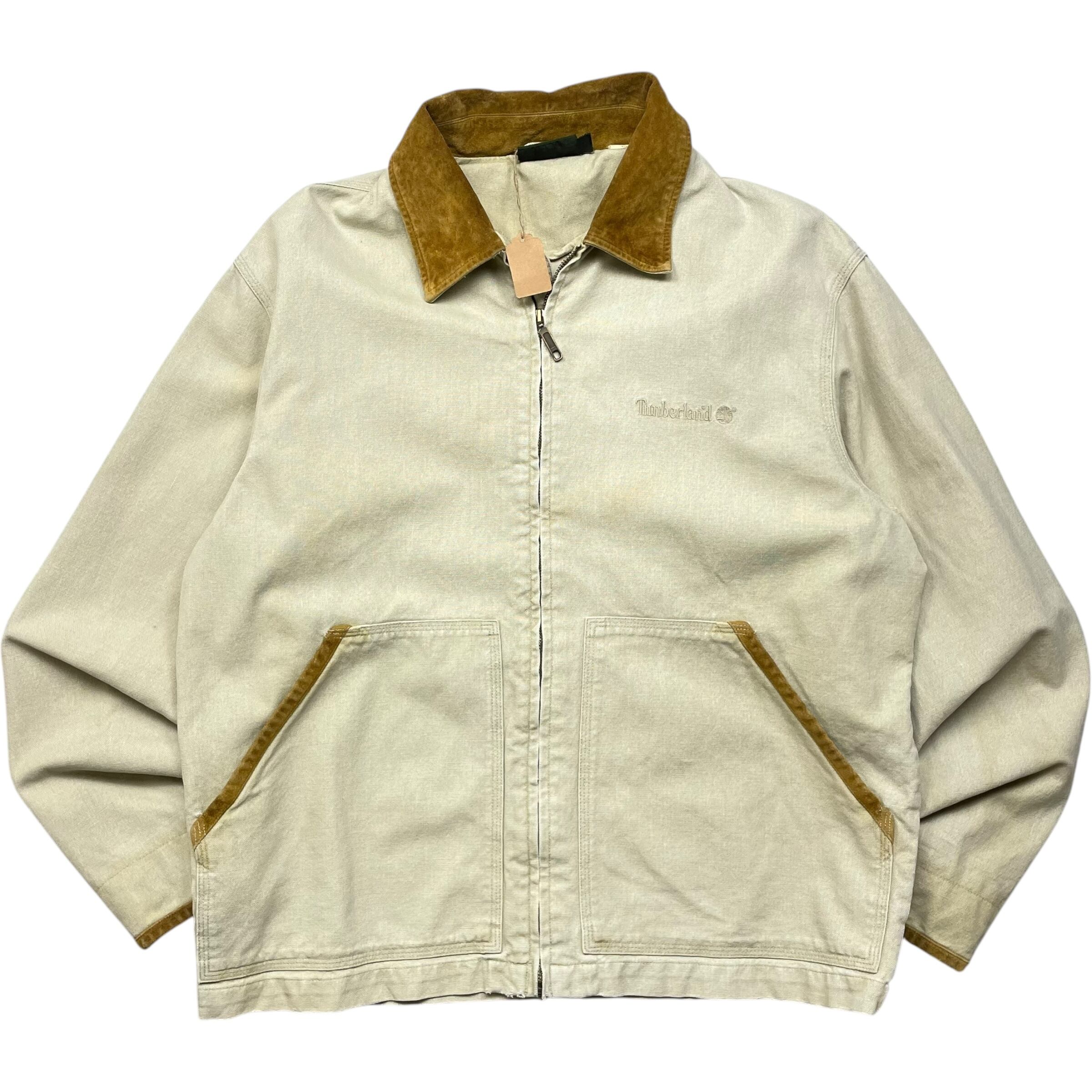 《M》Timberland ワークジャケット デトロイトジャケット 刺繍ロゴ no.5753