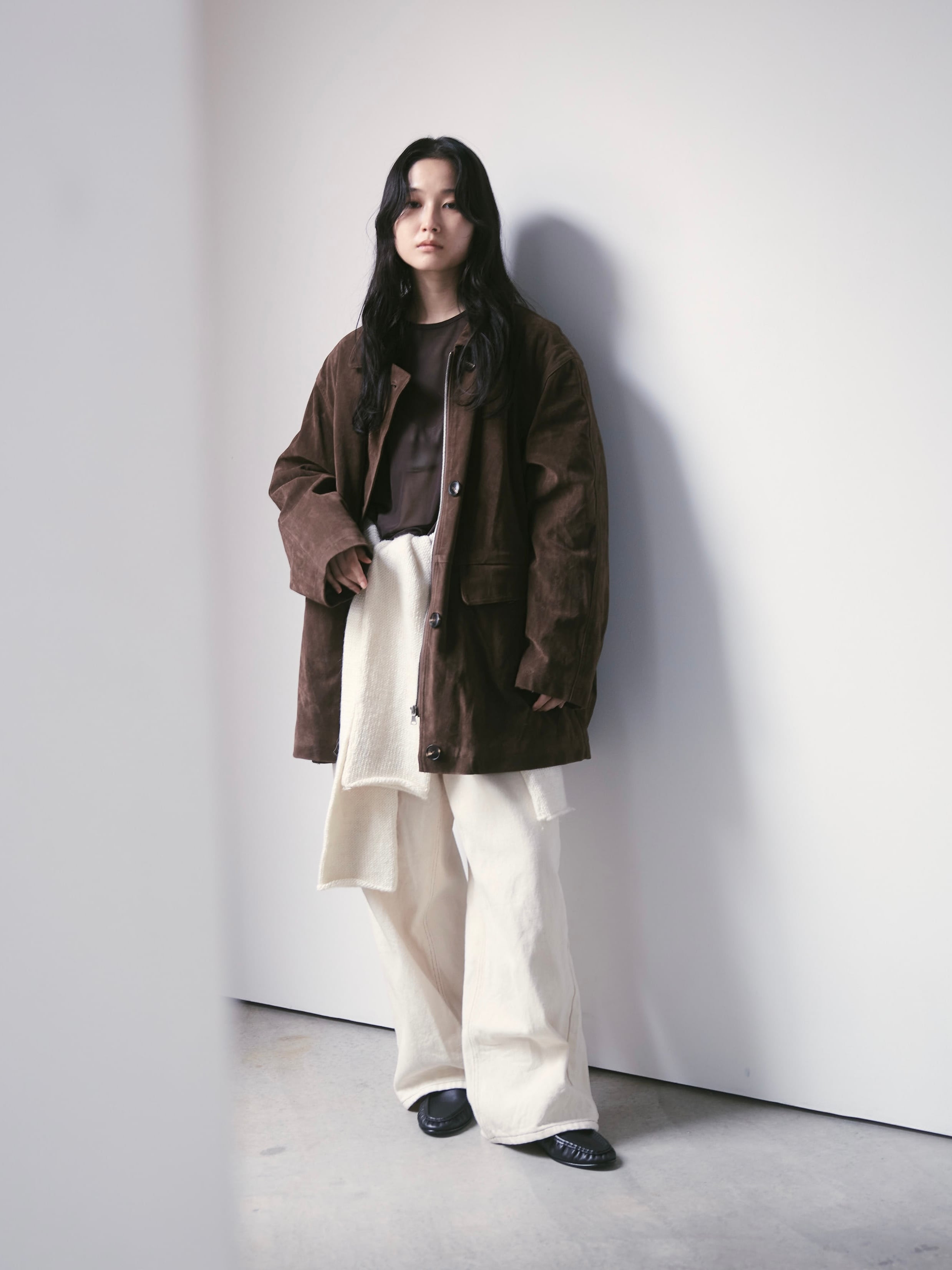 eco suède coat | aéré