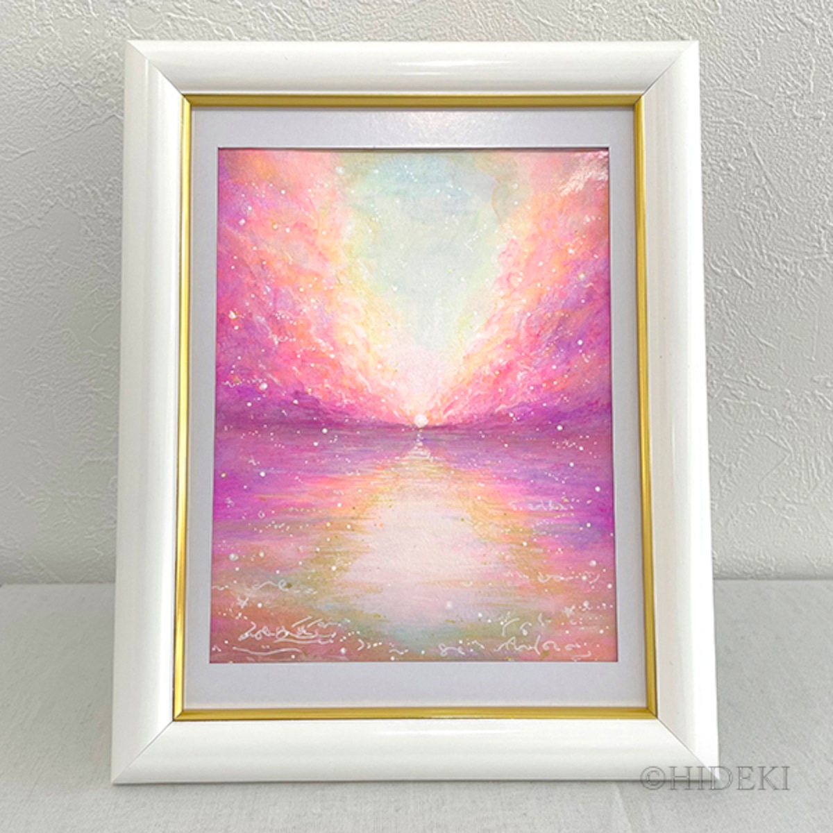 アクリル絵の具で描いた心象風景画－煌めく陽の光シリーズ☆Will 