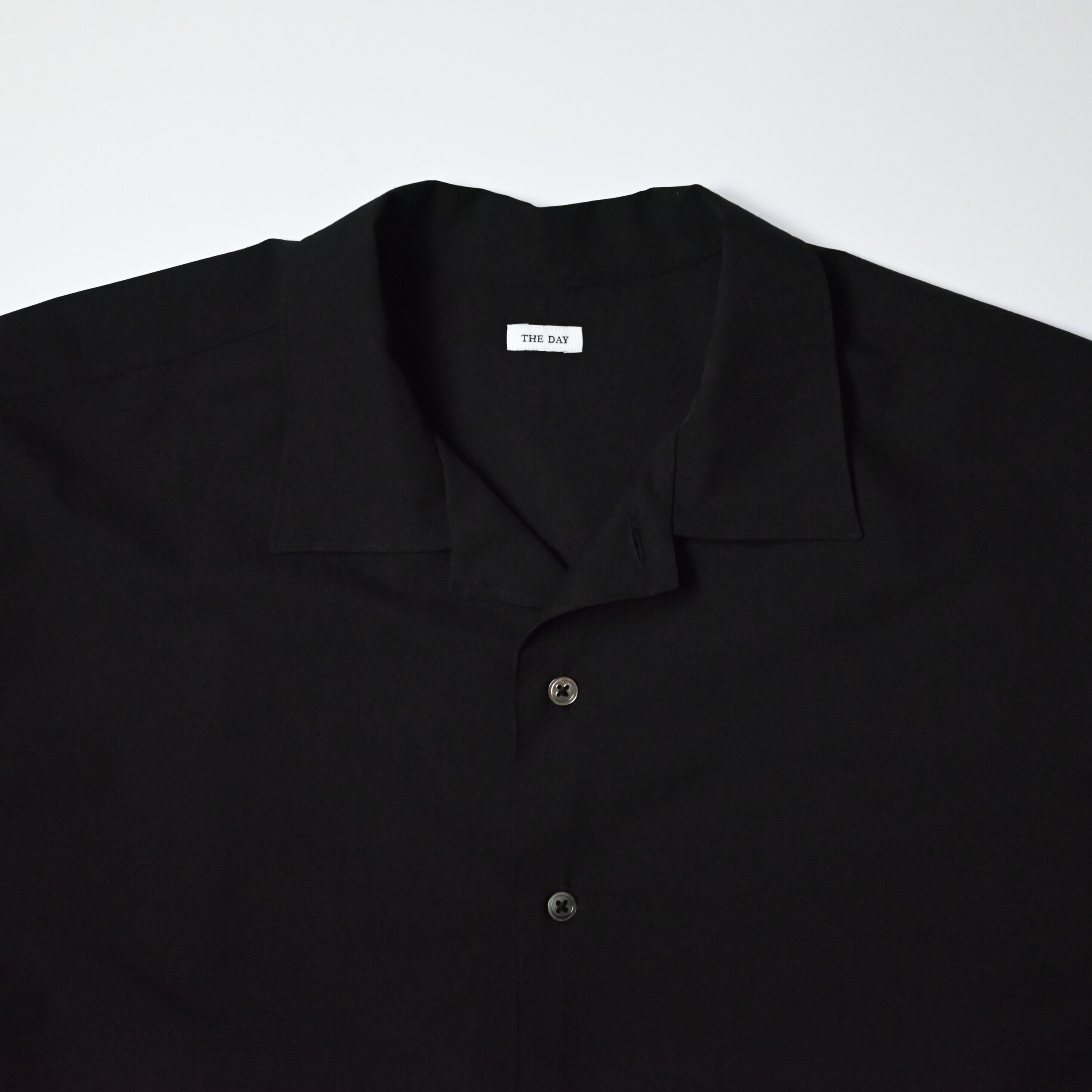 THE DAY / QUICK DRY STRETCH OPEN COLLAR SHIRT | GANKO