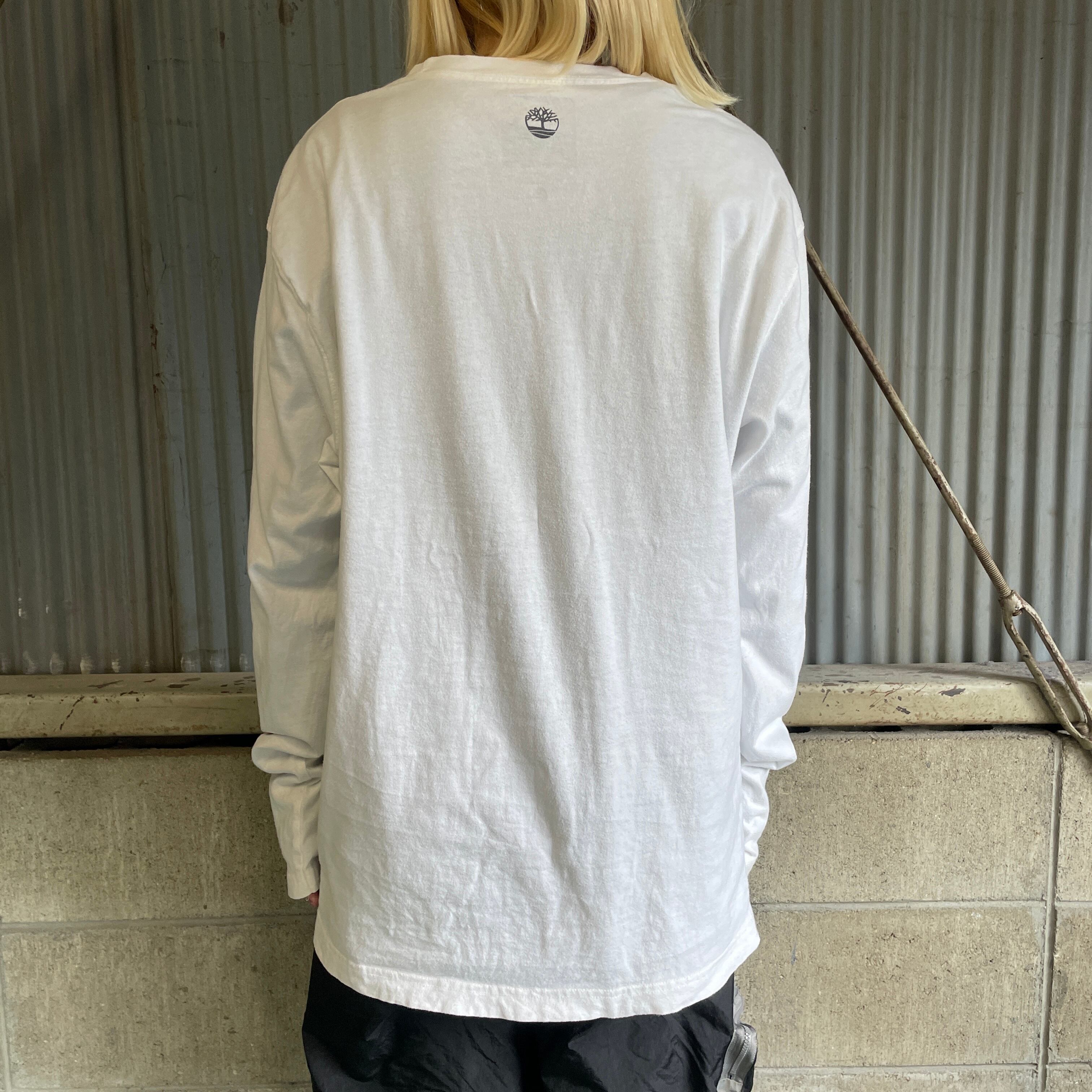 Timberland ティンバーランド プリント ロングTシャツ ロンT