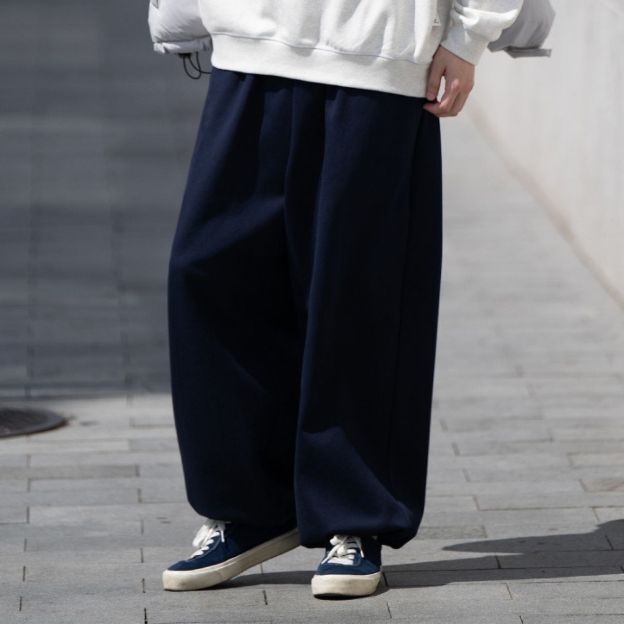 あったかカジュアルルーズスウェットパンツ　1016