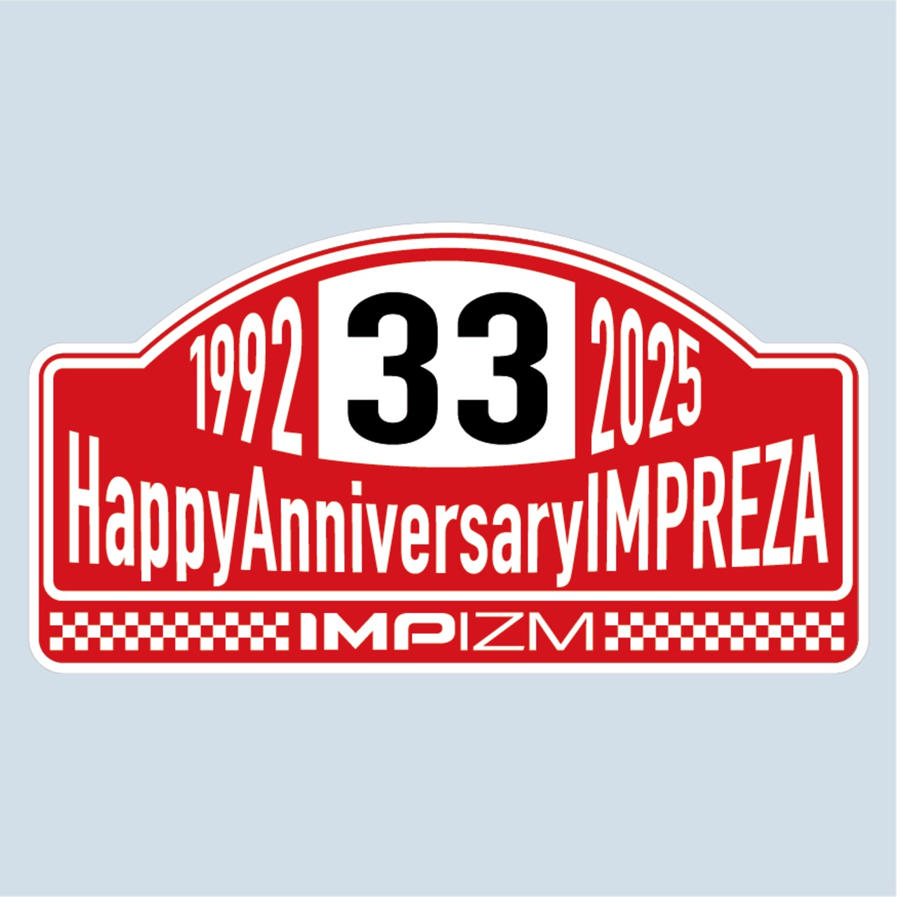 【33YEARS ANNIVERSARY】ステッカー