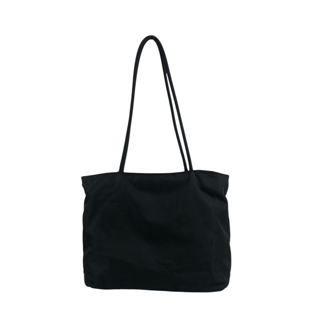 PRADA プラダ トートバッグ ブラック トライアングルロゴ ナイロン vintage ヴィンテージ オールド jztkxu