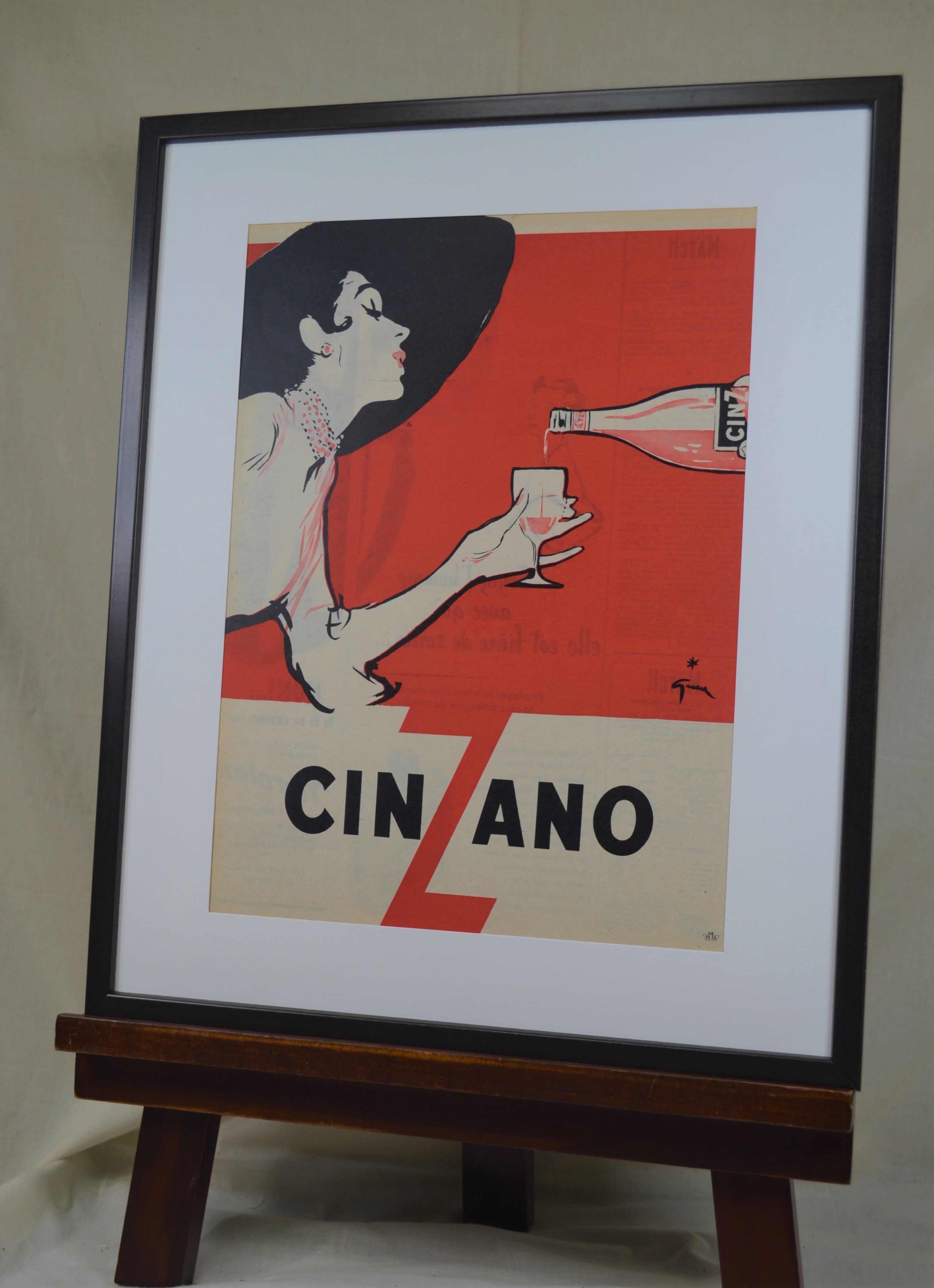 GRUAU グリュオ Scadale leg line ヴィンテージポスター