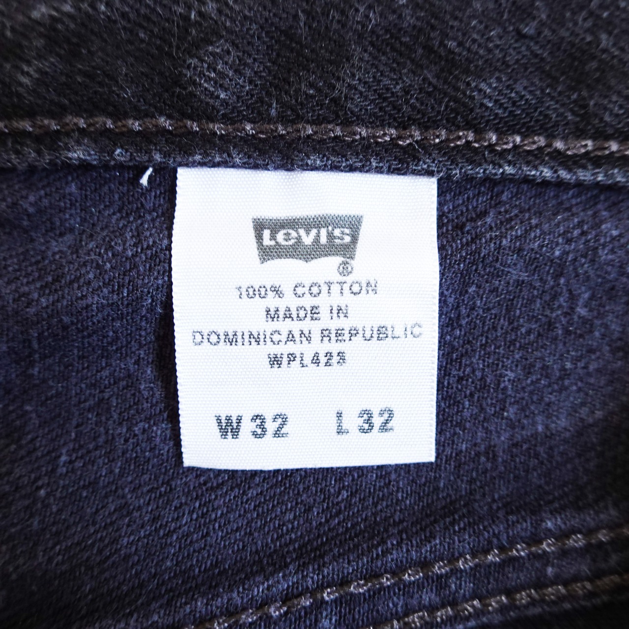 LEVIS 501 black denim