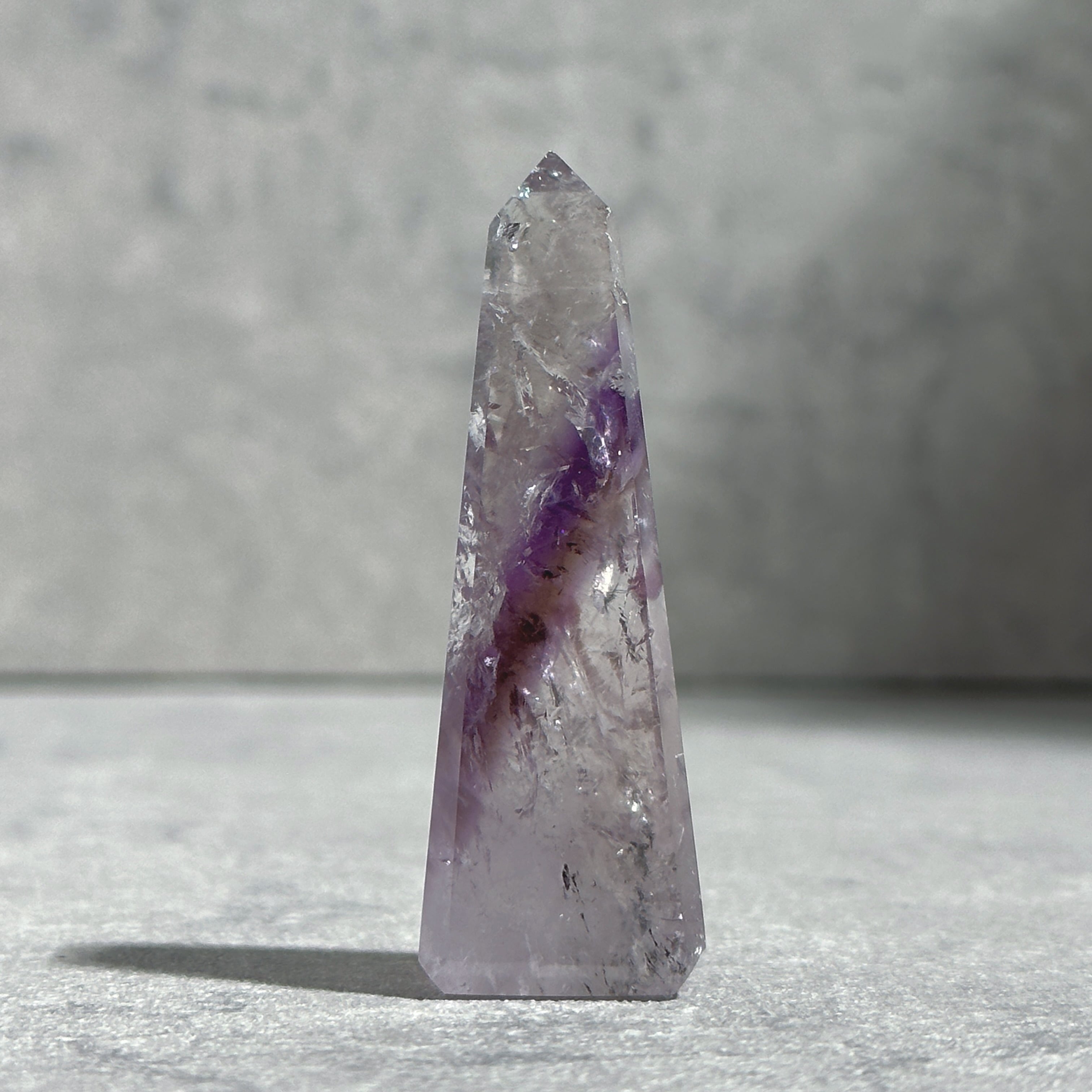 虹◎ファントムアメジスト オベリスク12◇Phantom Amethyst ◇天然石