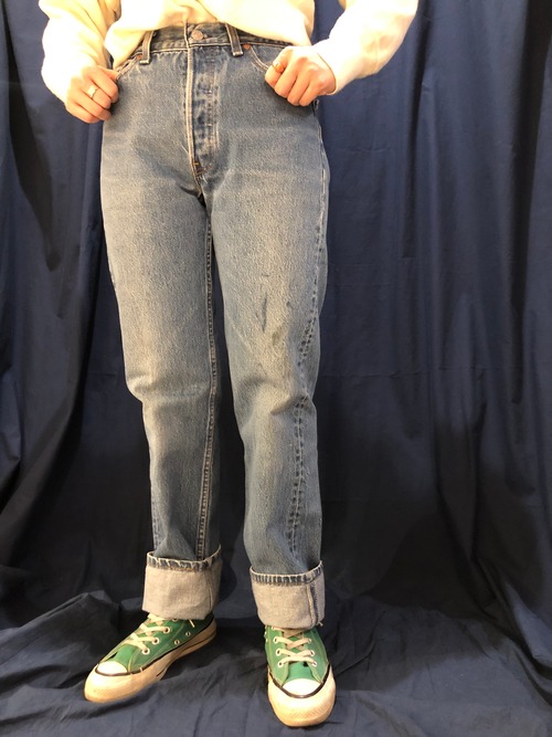 アメリカ製 Levi's 501 denim pants W29 L32 ⑦