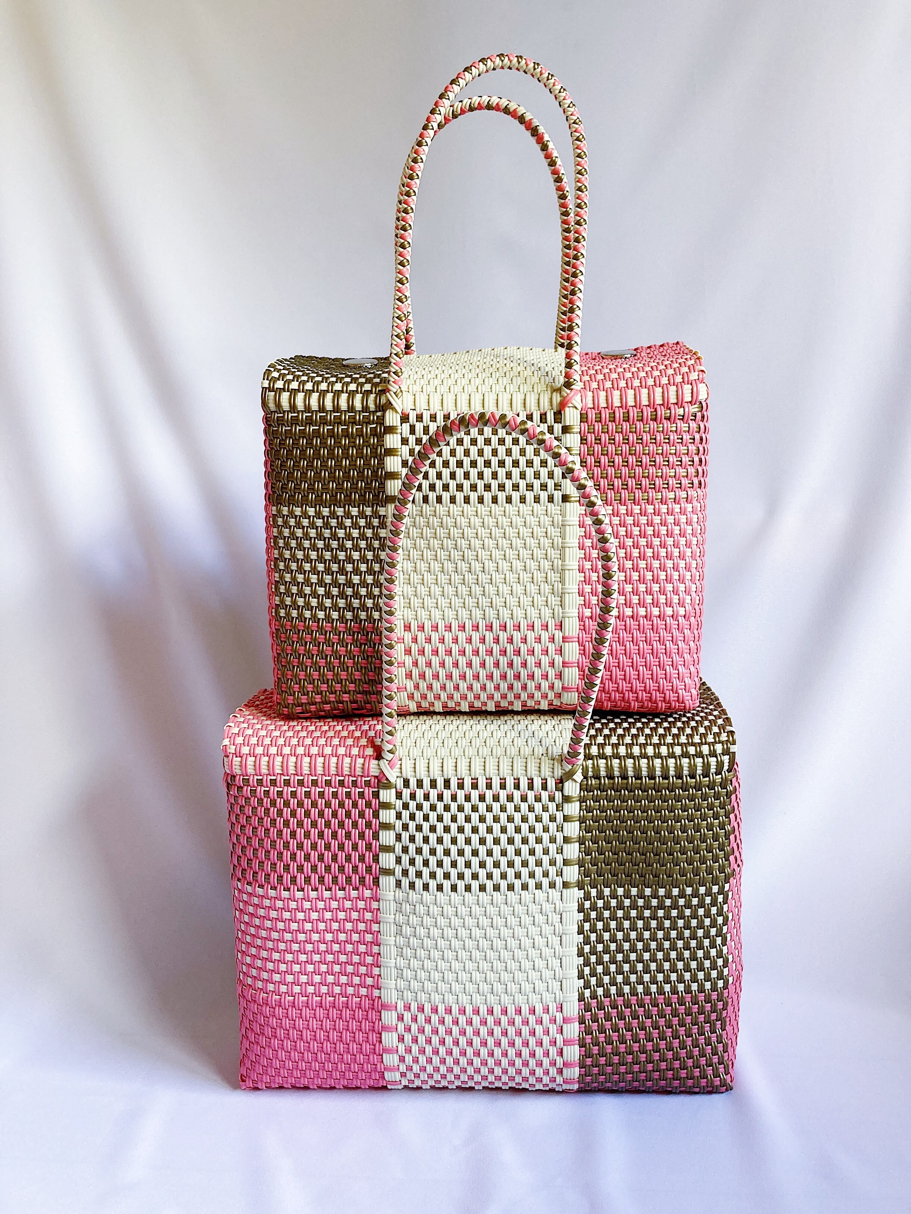 メルカドバッグ 苺チョコ グランデ マグネットホック スクエア  