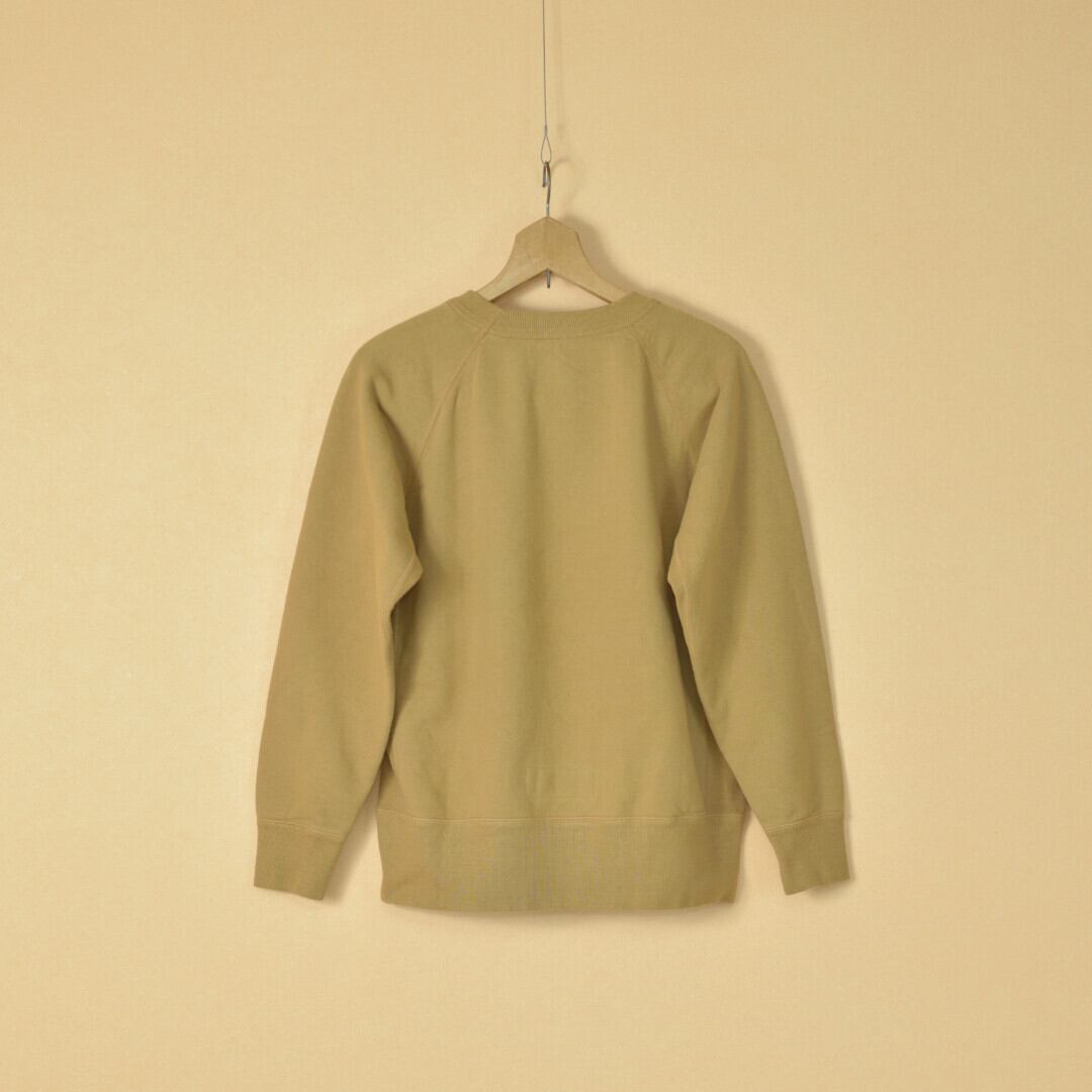 快晴堂 カイセイドウ 2022年裏起毛無地トレーナー・アンティークゴールド・サイズ5+【メンズ】