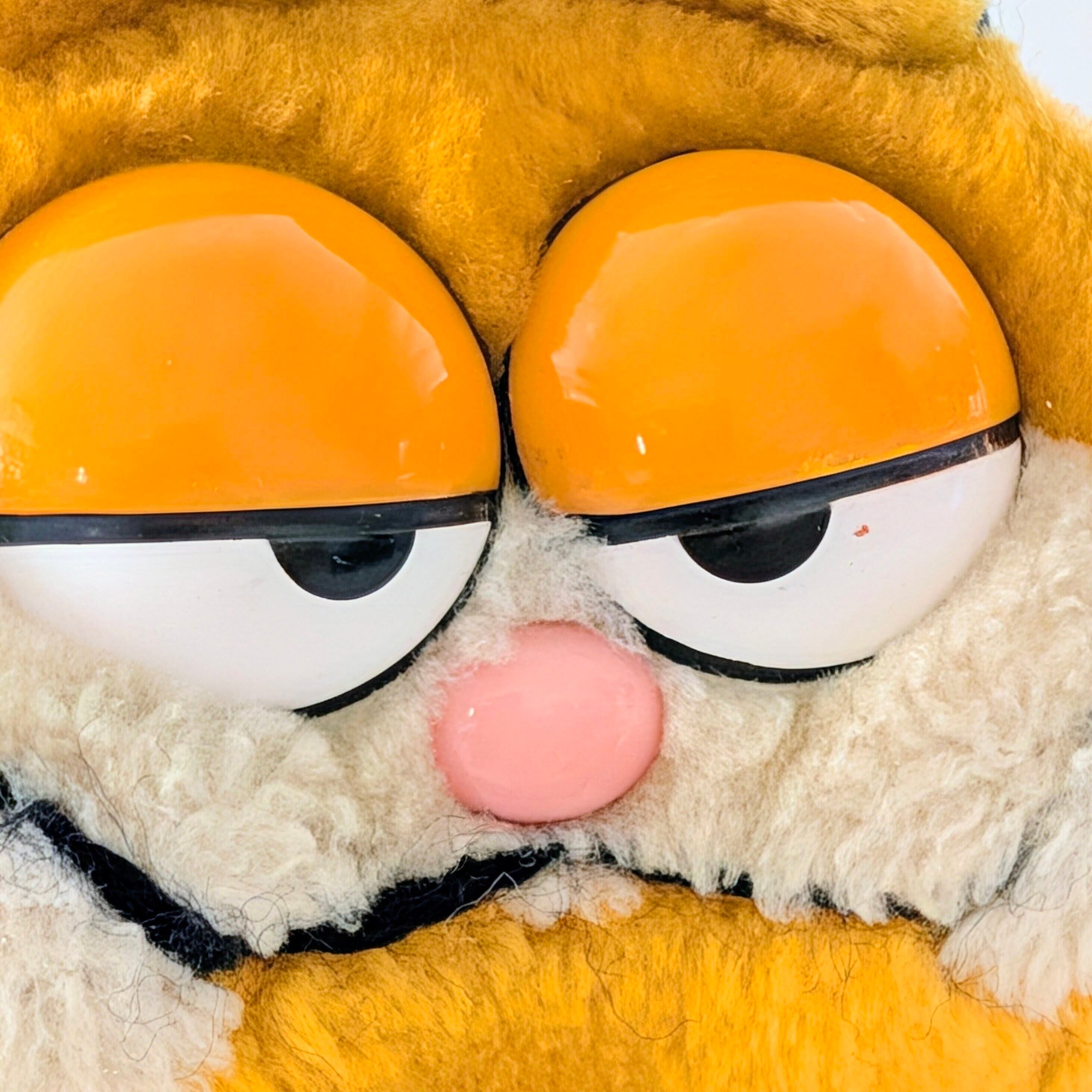 ☆ VINTAGE 1980年代初期 ☆【 Garfield ( ガーフィールド ) 】ビーンぬいぐるみ / プラッシュ / plush / 1980年代年製 〚アメリカン雑貨 アメトイ〛