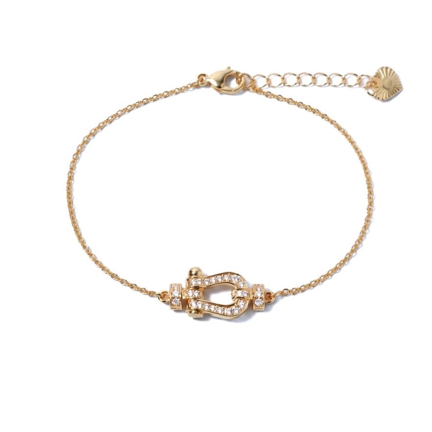 Eternal Bond Fine Chain Bracelet(ゴールド)