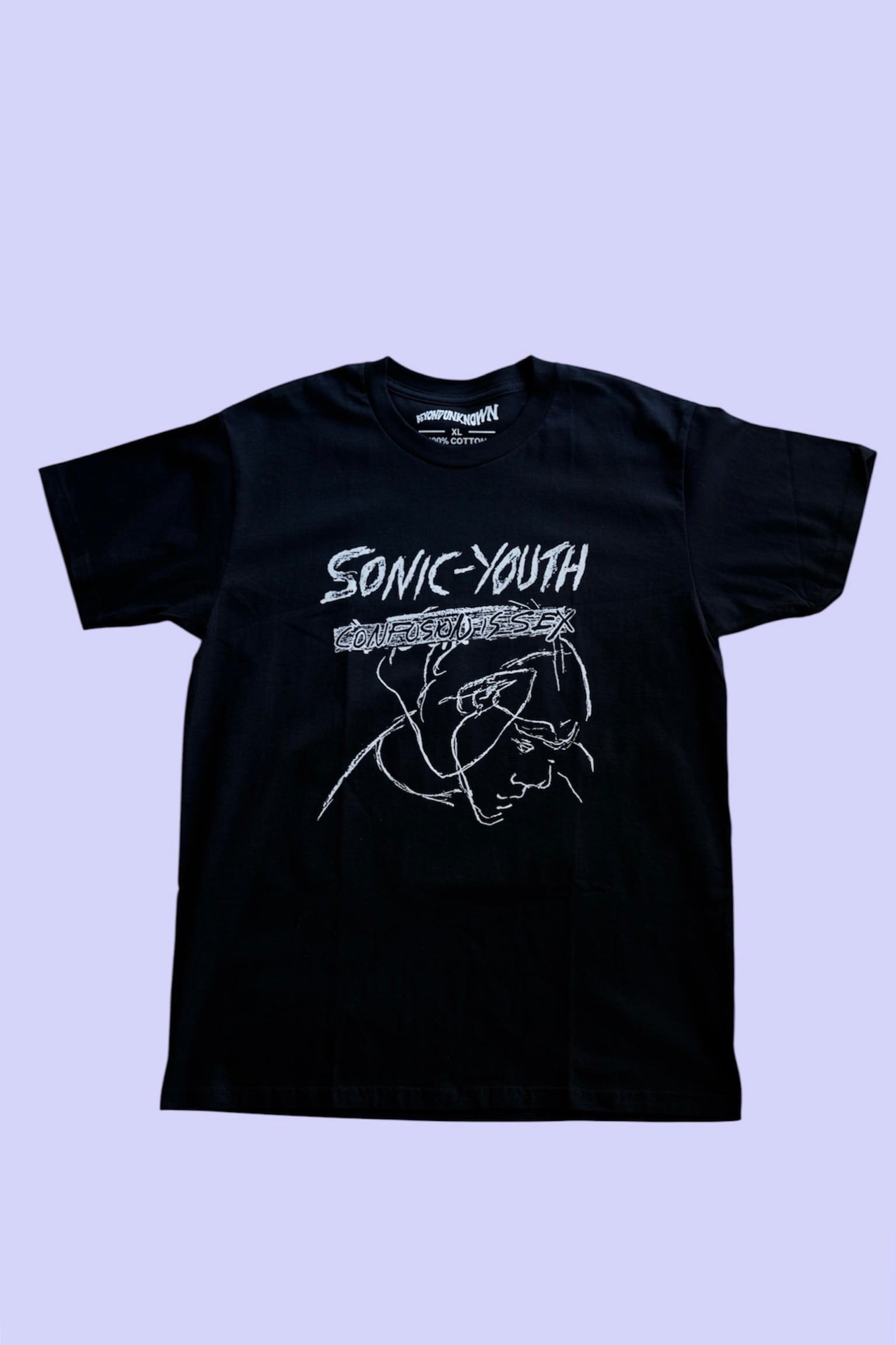 SONIC YOUTH “CONFUSION IS SEX” Replica Graphic Tee Black|ソニック・ユース レプリカTシャツ brand / SONIC YOUTH type / musician style / replica