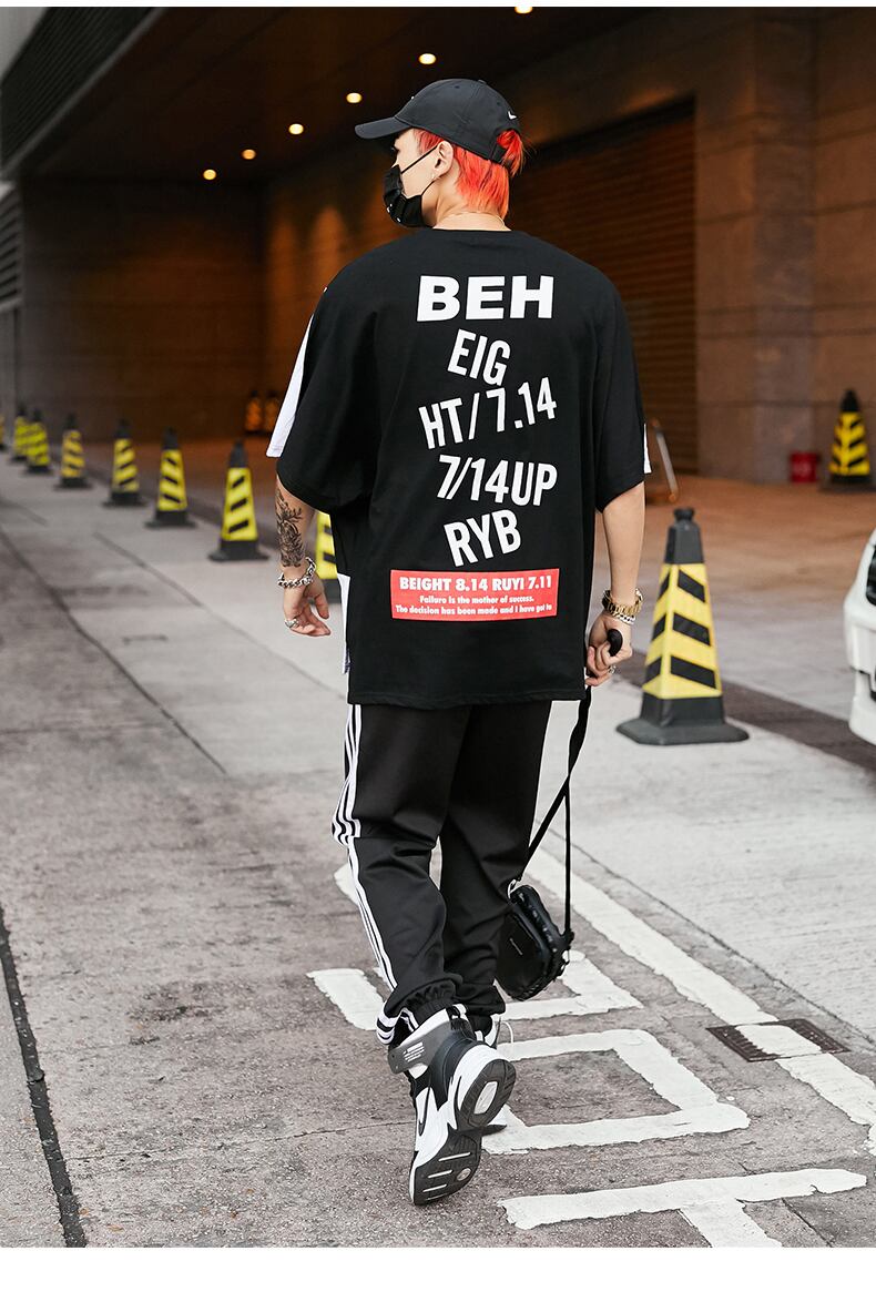 全1色 Tシャツ カットソー プリント カジュアル ストリート 