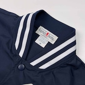 美品 CAPTAIN SANTA キャプテンサンタ ロゴ レタード ワッペン スタジャン ジャケット サイズ M /ネイビー