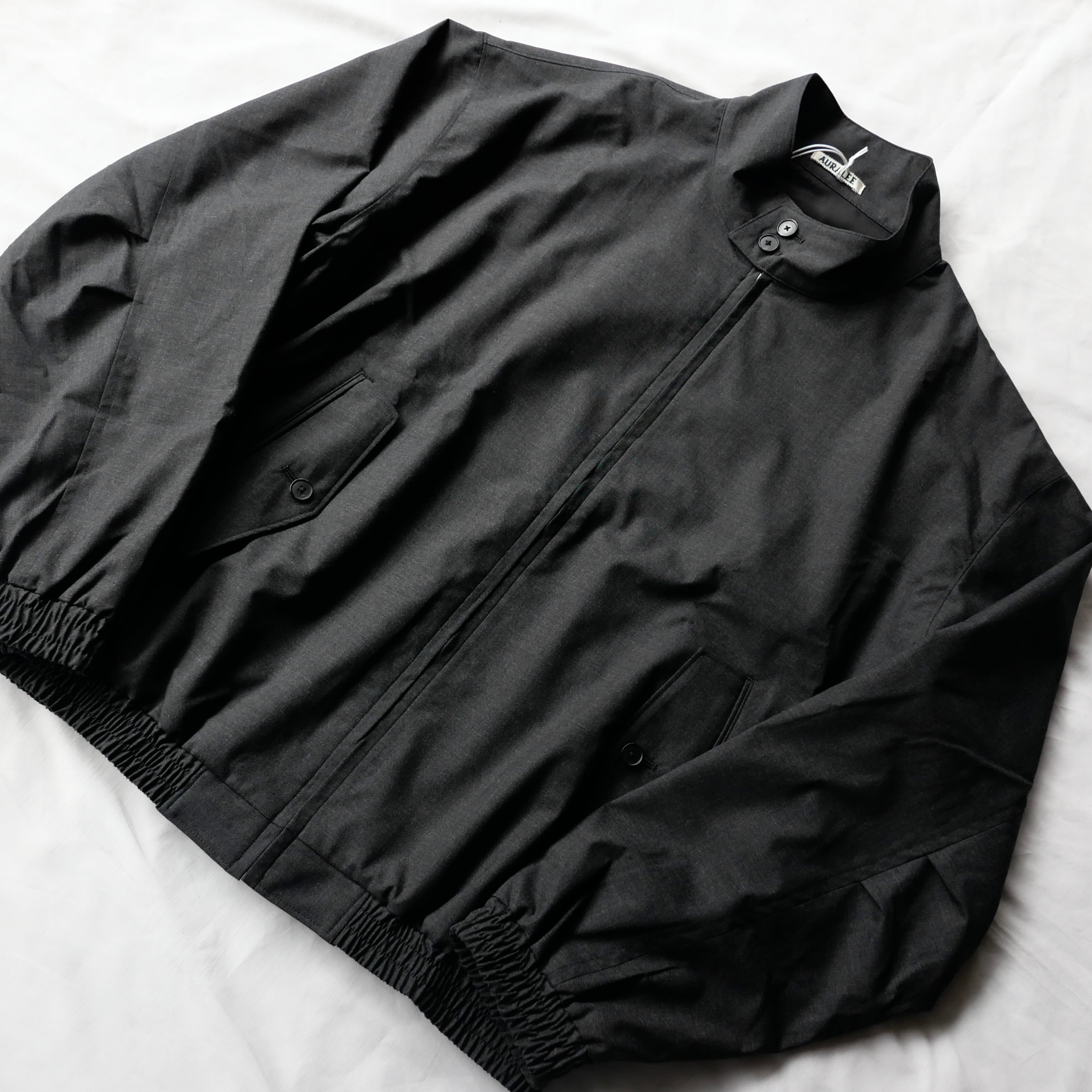 AURALEE 26SS ULTRA FINE TROPICAL WOOL ZIP BLOUSON | safarionline