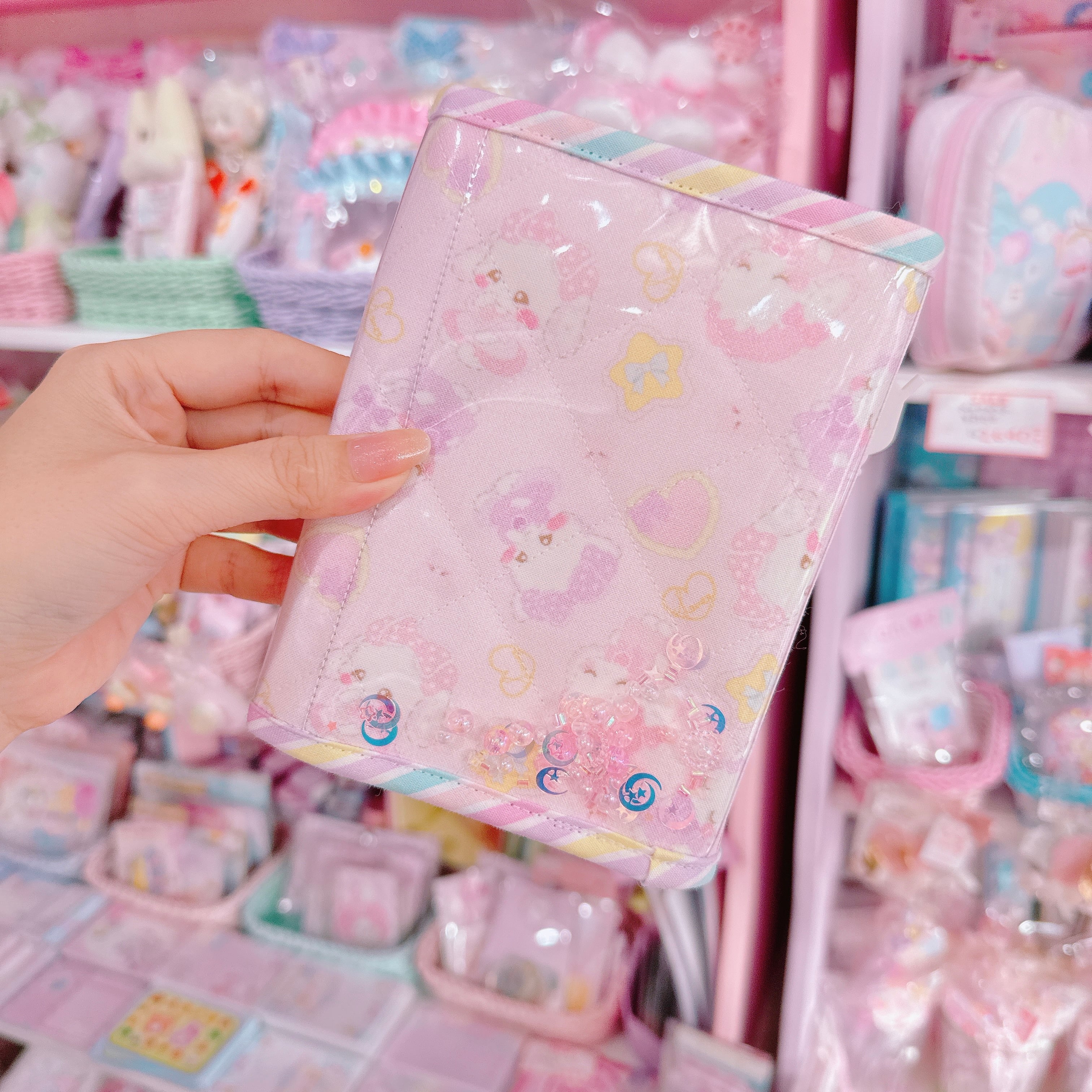 【D8】77-45シール帳バインダーA7（6穴）