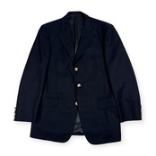 NEW YORKER ニューヨーカー 3B テーラードジャケット YA6/ネイビー ブラック メンズ