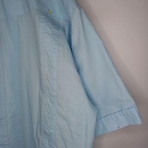 90s　THE ROMANI　キューバシャツ　開襟　半袖　4つポケ　M