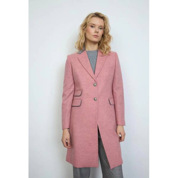 PALTO ヘリンボーン チェスターコート イタリア製 パルト ツィード