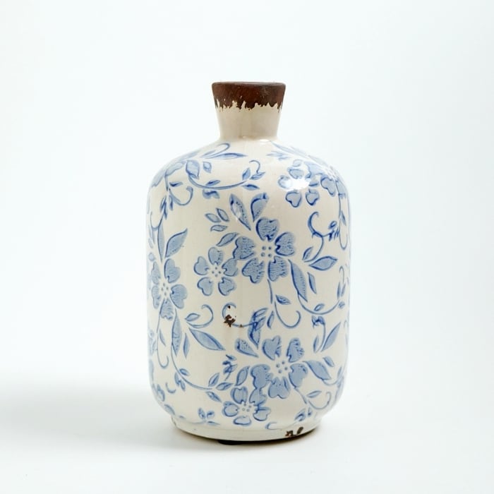 公式セールサイト ティファニー 花瓶 フラワーベース ブルー 形 美品