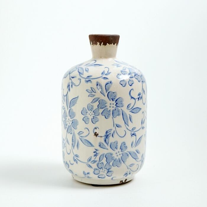 輸入雑貨 シノワズリ 『造花用・花瓶』 ゴールド 装飾 リビング
