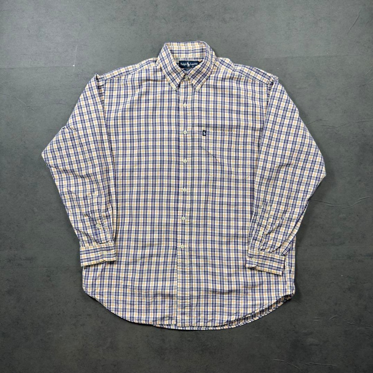 90s Ralph Lauren Plaid shirt BLAKE L 古着 - 10