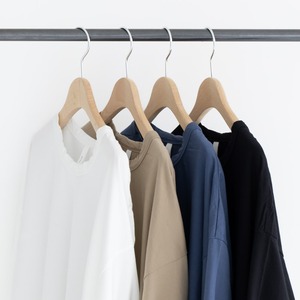 プリット prit 60/1超長綿ハイゲージ天竺 7分ボリュームスリーブプルオーバー(P91335)全4色【レターパックプラス可】