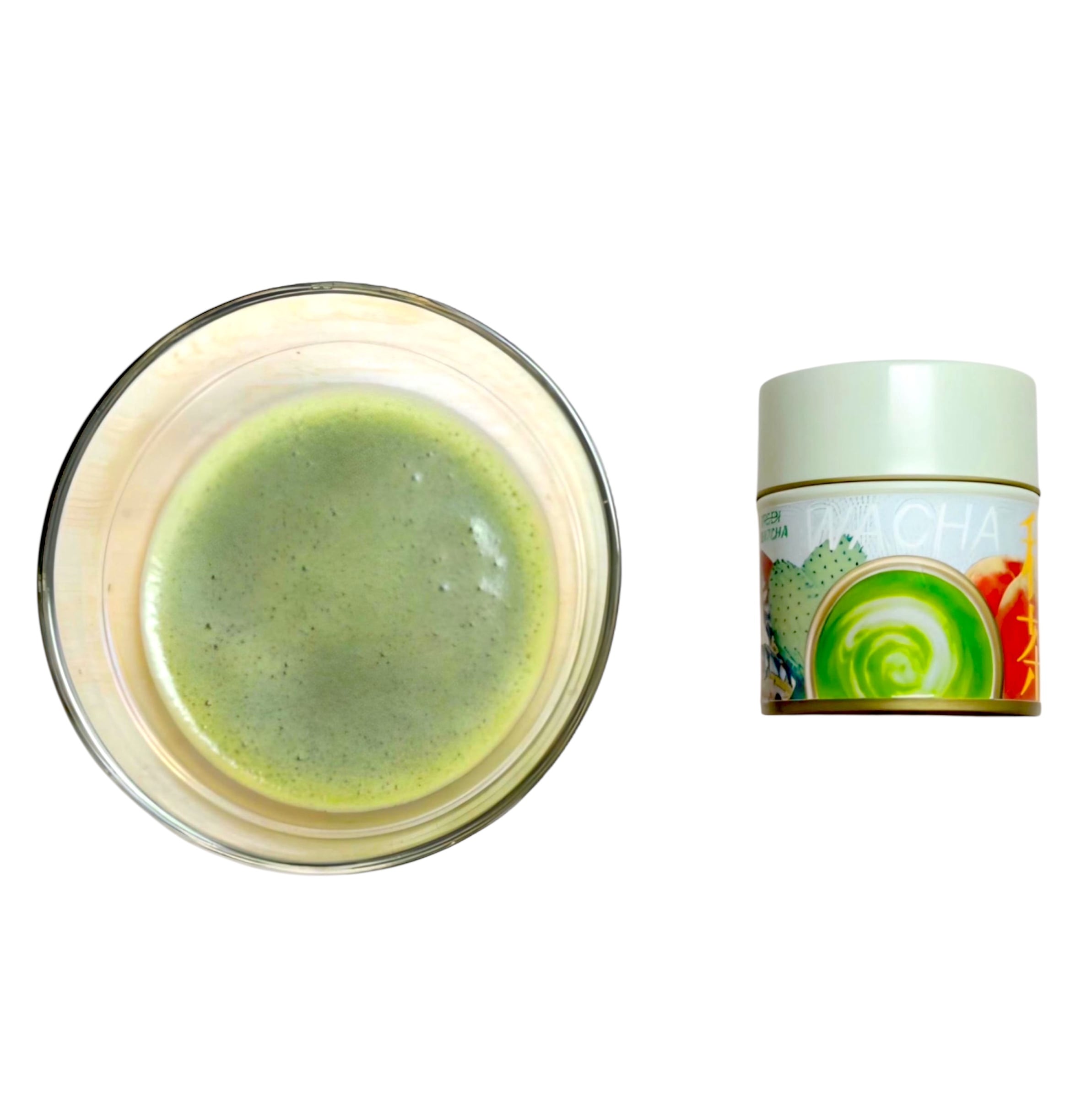 WACHA グリーン抹茶 桃とサボテンのボタニカル抹茶 20g（約10杯分