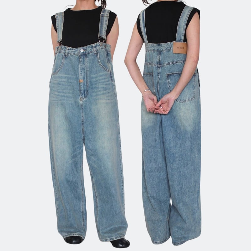 サロペット・オーバーオール・オールインワン agawd Denim All in one agawd デニムオールインワン - サロペット・オーバーオール