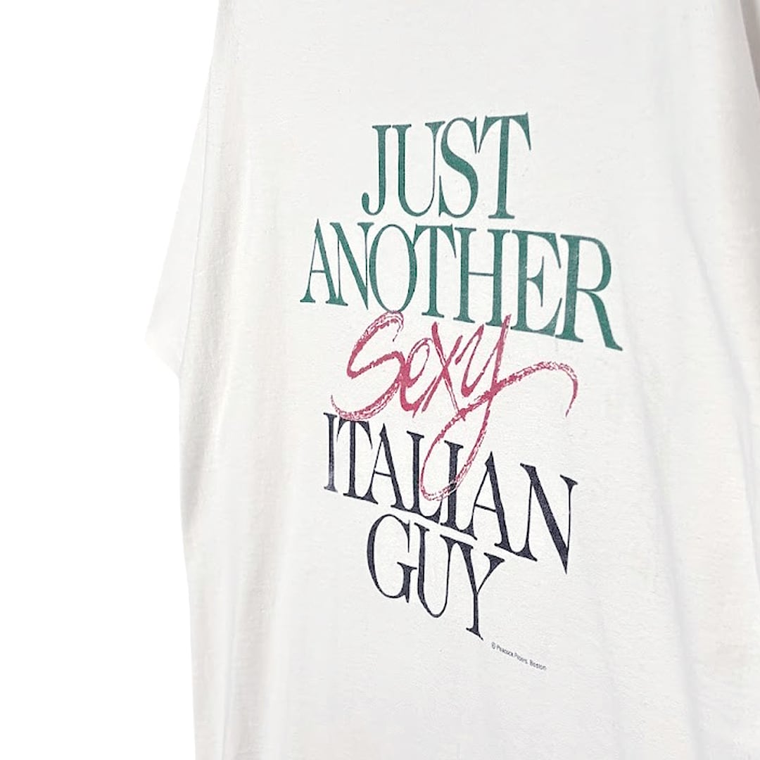 90s メッセージT USA製 ヴィンテージ Tシャツ ホワイト シングル 90s メッセージT USA製 ヴィンテージ Tシャツ ホワイト シングル