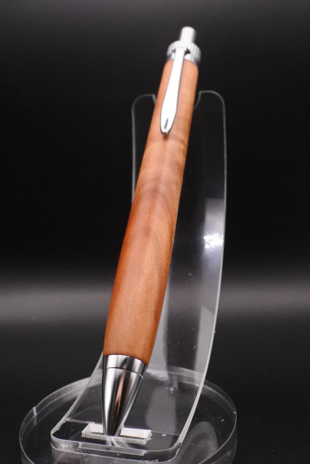 ☆woodnect さん 黒柿孔雀杢 ボールペン ☆ 黒柿 孔雀杢 ボールペン 【ボールペン・シャープペンシル選択