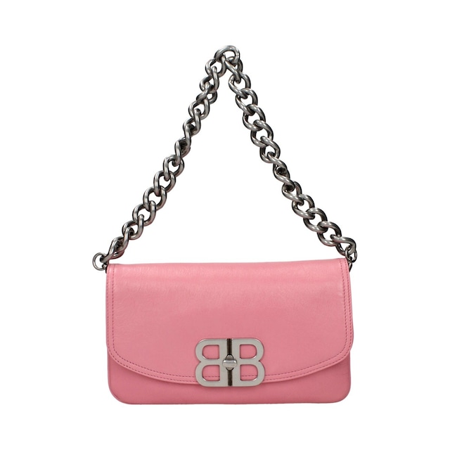 BALENCIAGA バレンシアガ レディース ショルダーバッグ レザー ピンク