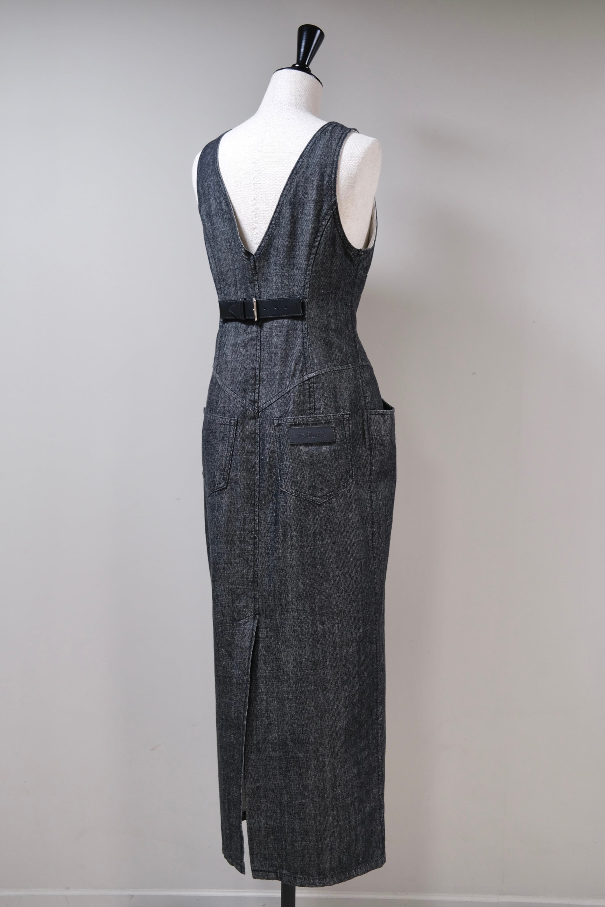 fetico Denim sleeveless dress デニム　フェティコ 25AW】FETICO フェティコ / Denim sleeveless dress / デニム